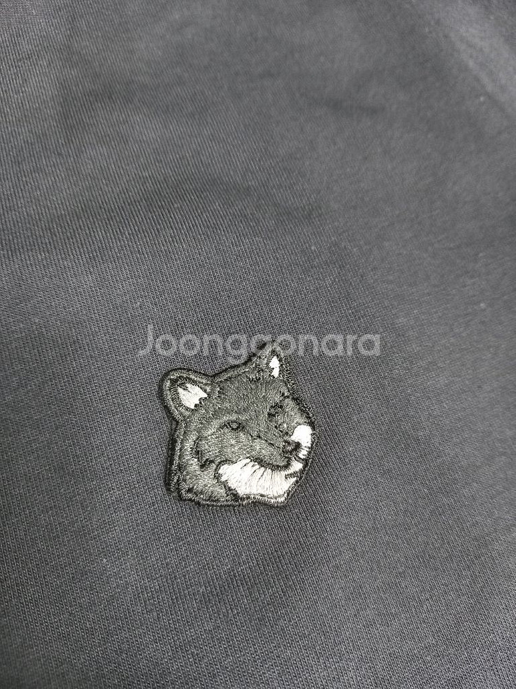 메종키츠네 그레이 폭스 긴팔티 L--3