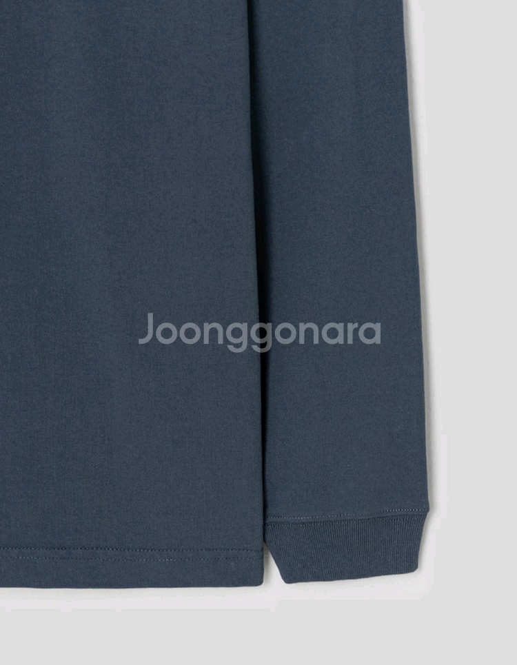 메종키츠네 그레이 폭스 긴팔티 L--5