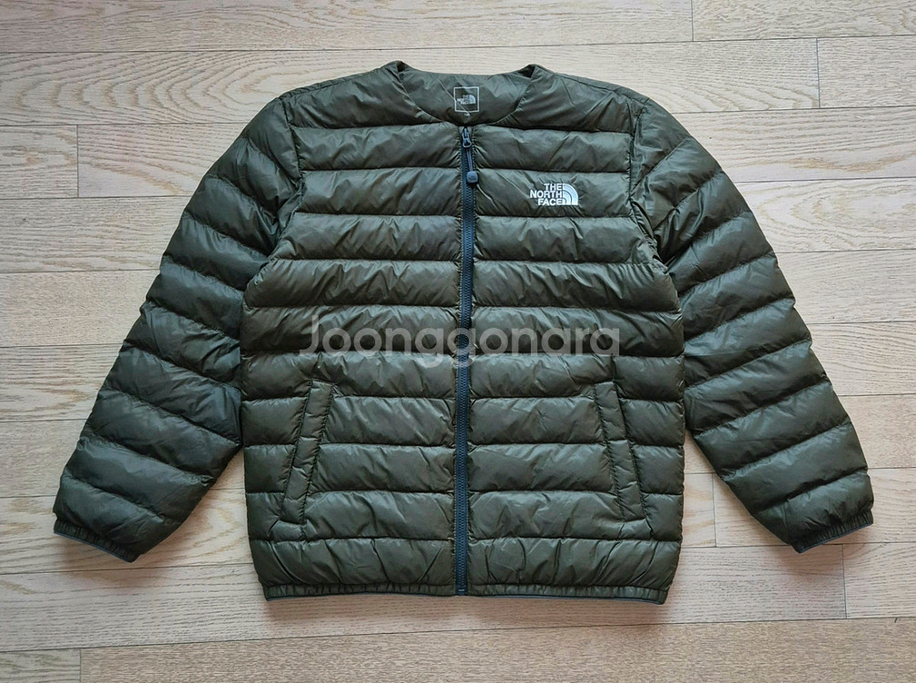 노스페이스 패딩점퍼 경량패딩 사이즈140--0