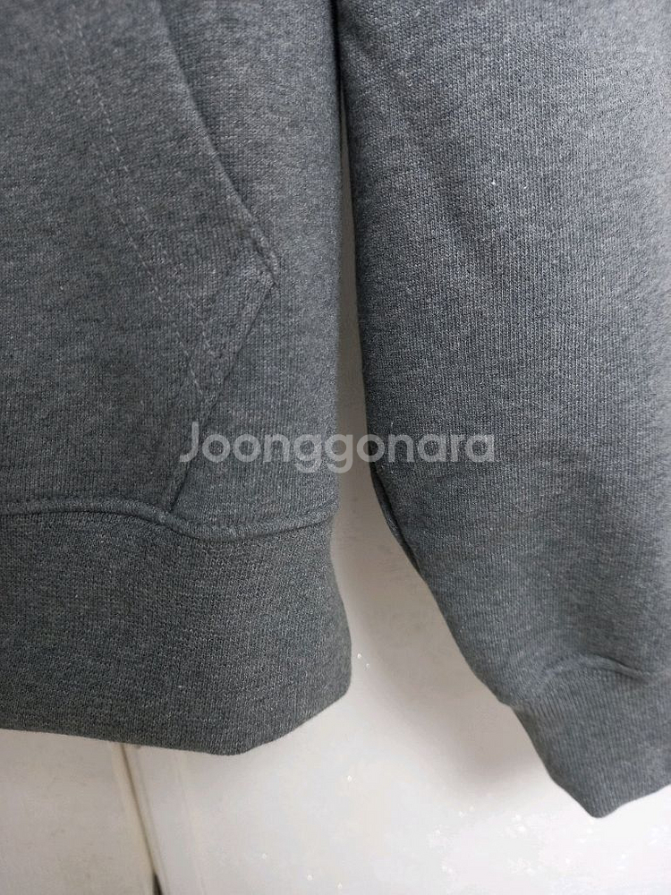 메종키츠네 그레이폭스 후드티--5