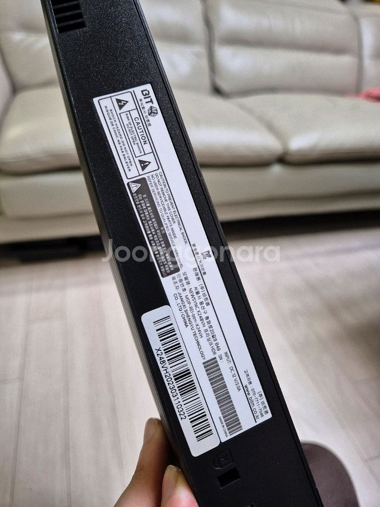 비트엠 24인치 베젤리스 모니터 블랙 Newsync X248VH--3