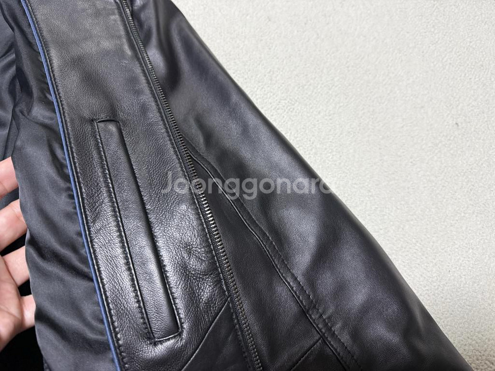 폴리스 양가죽 자켓 남성용 95사이즈--4