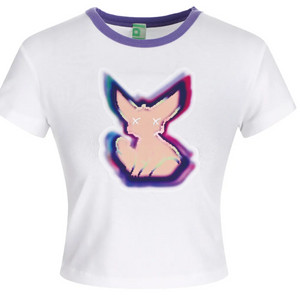 여우 크롭티 S사이즈