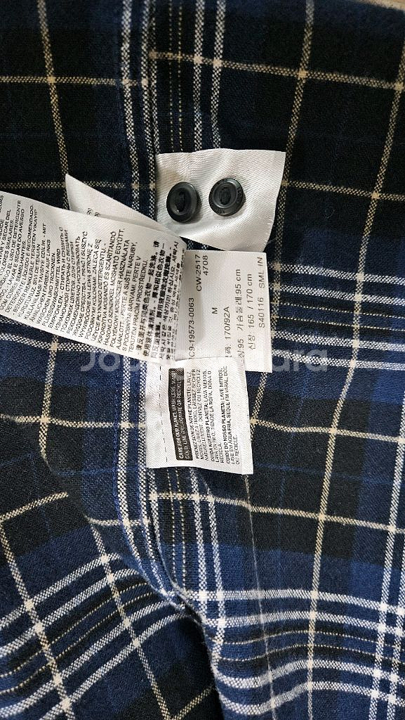 리바이스 남성 체크 셔츠--2