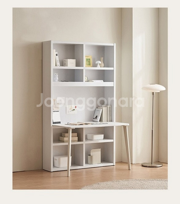 삼익가구 1200 오픈형 책상 책장 세트--1