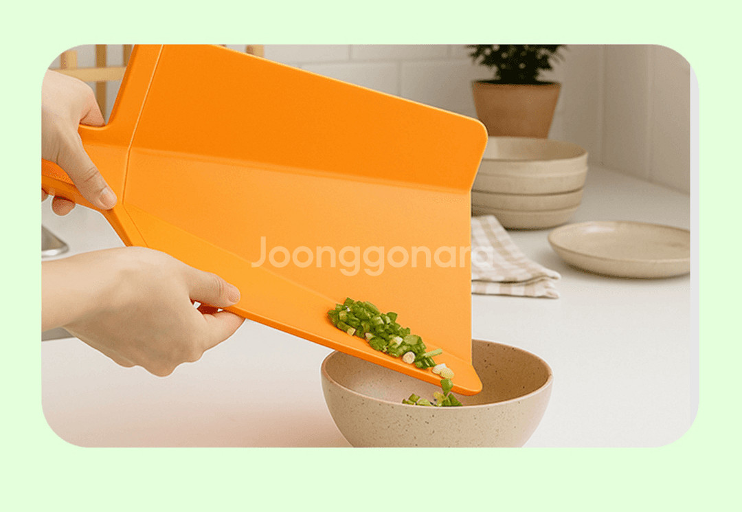 1+1 접어서이동간편 올인원 접이식도마세트 감성주방템--4