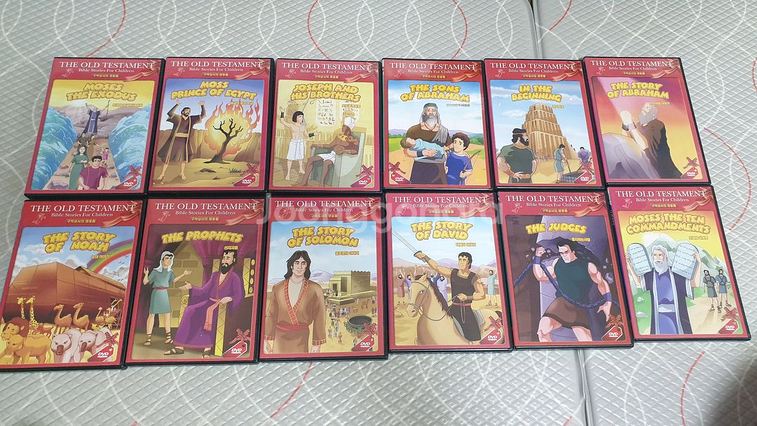 구약성서의영웅들 만화박스세트DVD--1