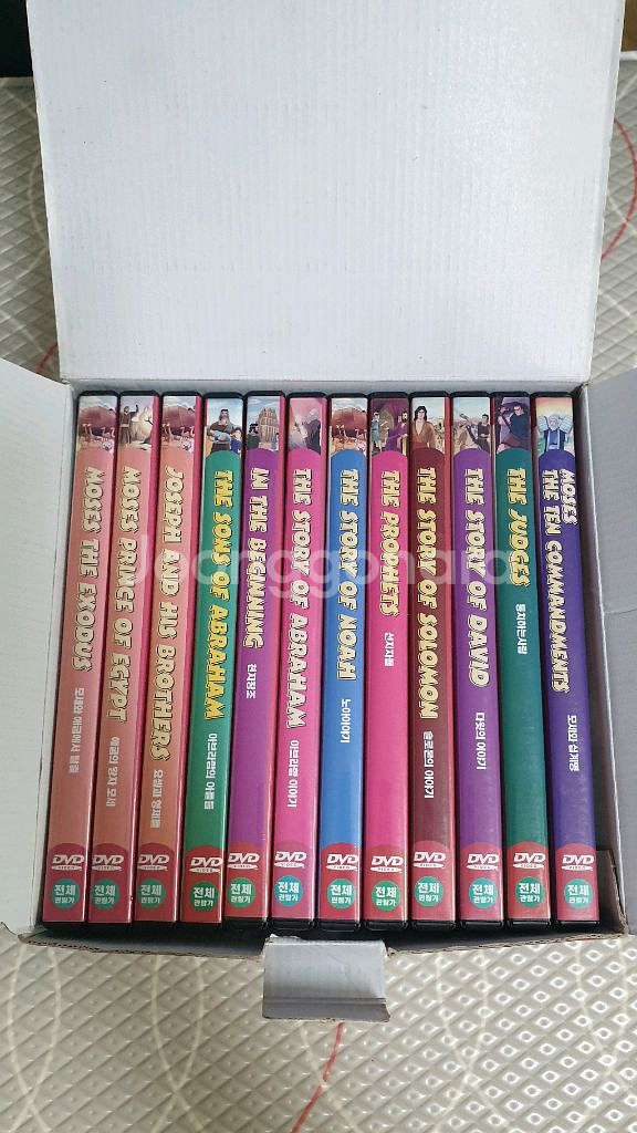 구약성서의영웅들 만화박스세트DVD--3