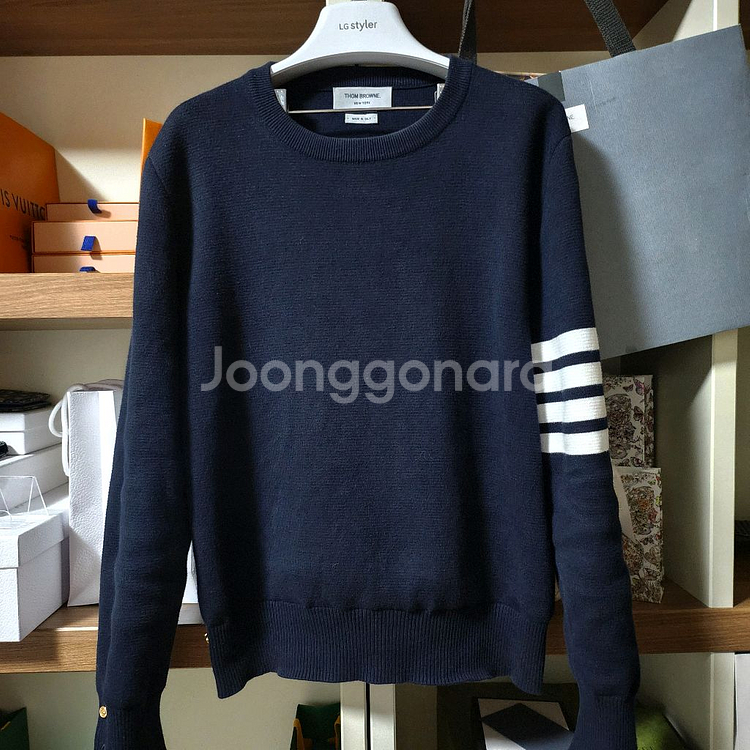 톰브라운 밀라노스티치 금장 니트 2사이즈--0