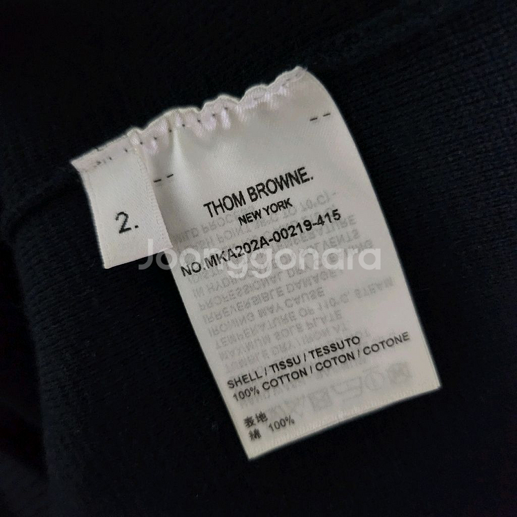 톰브라운 밀라노스티치 금장 니트 2사이즈--4