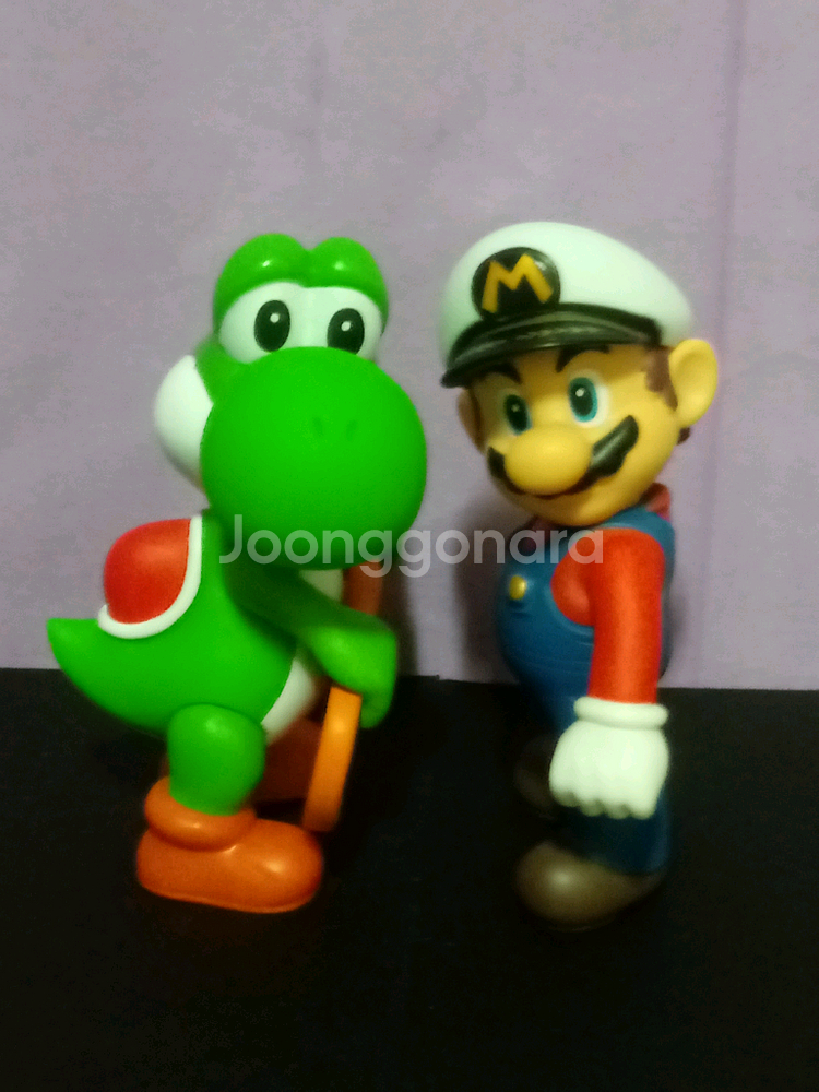 비닐채.미개봉.슈퍼마리오.그린 드래곤피규어.2개일괄--0