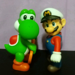 비닐채.미개봉.슈퍼마리오.그린 드래곤피규어.2개일괄