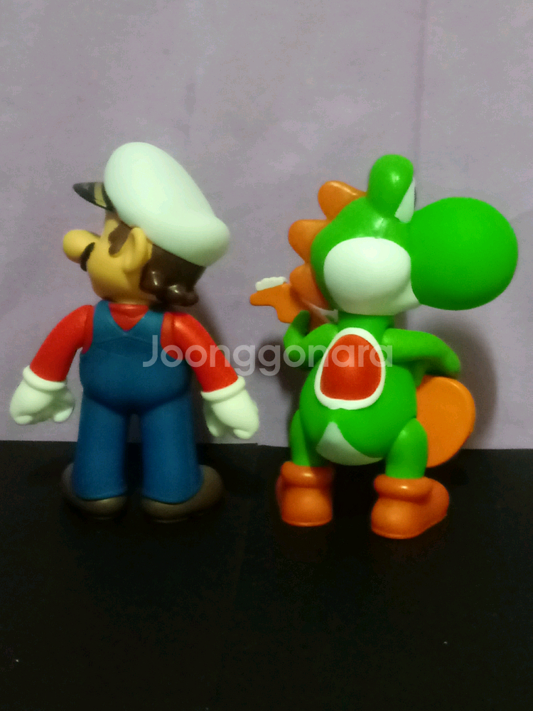 비닐채.미개봉.슈퍼마리오.그린 드래곤피규어.2개일괄--2