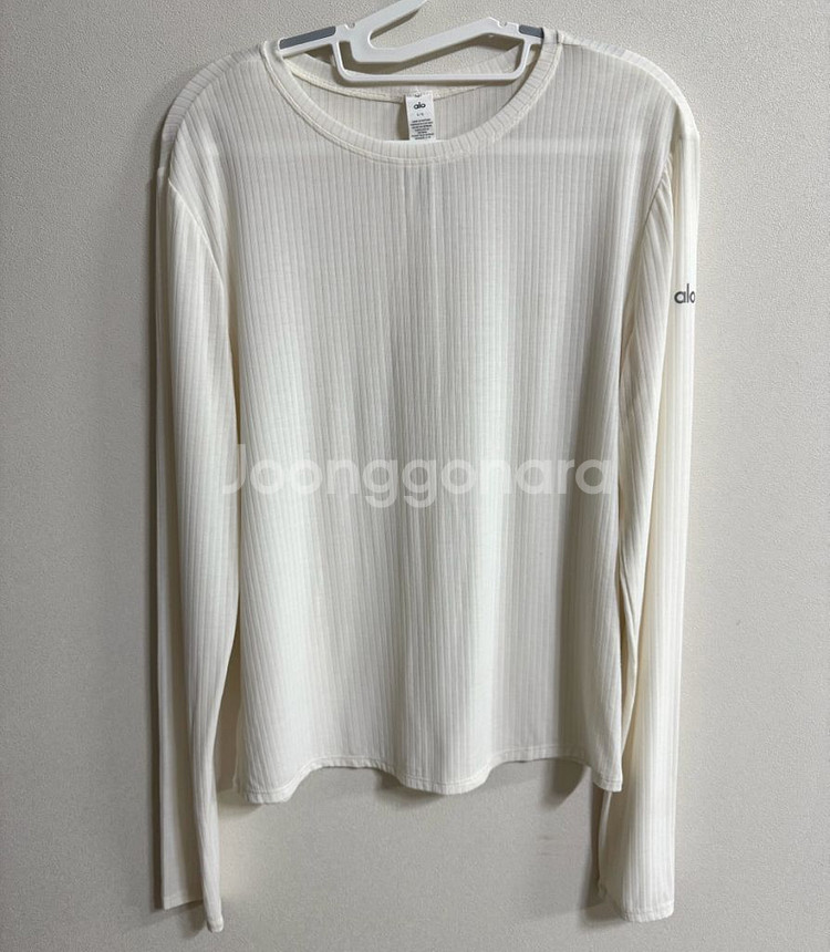 알로요가 리브드 씨 코스트 롱 슬리브 아이보리--1