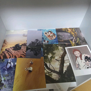 엄마를 만나러 가는길 굿즈 판매양도 엽서 폴라로이드