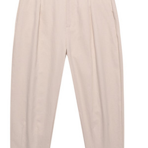 남자 가치 아이보리 코튼 와이드 팬츠 L 새상품