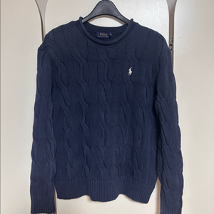 폴로 랄프로렌 네이비 케이블 니트 여성55 정품