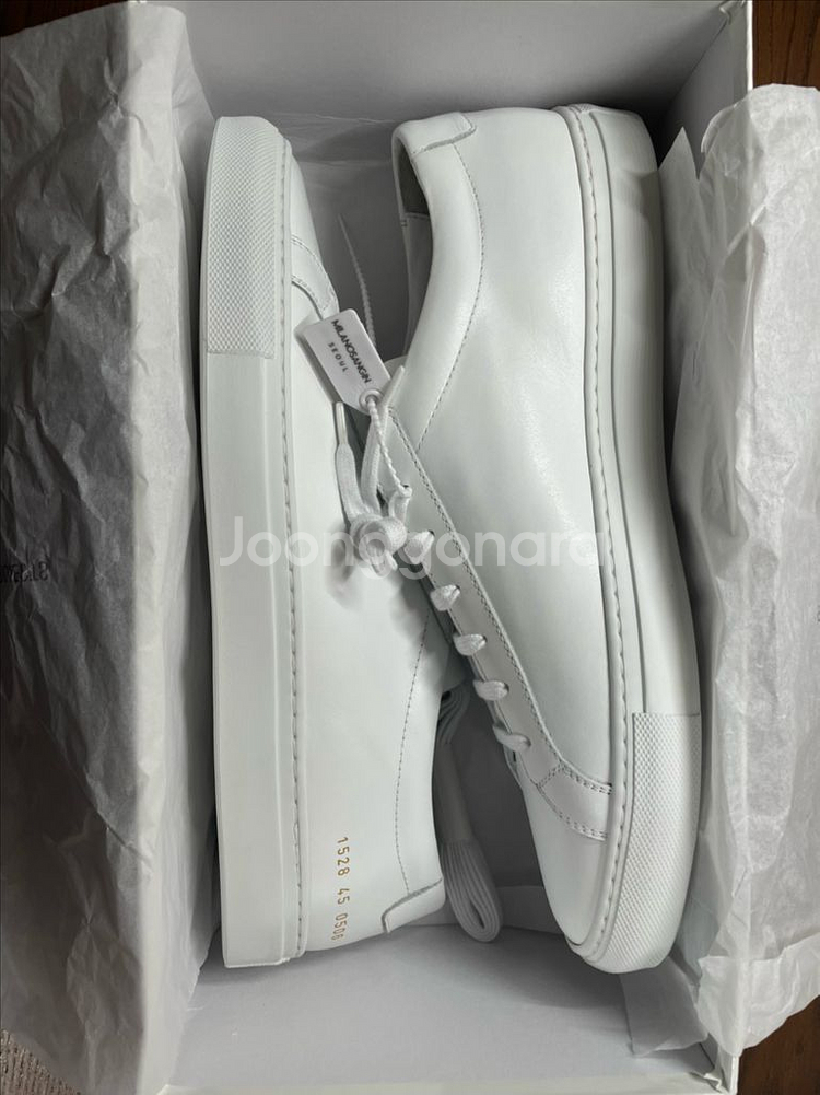 커먼프로젝트 아킬레스 로우 화이트 45 완전 새상품 295 300--2