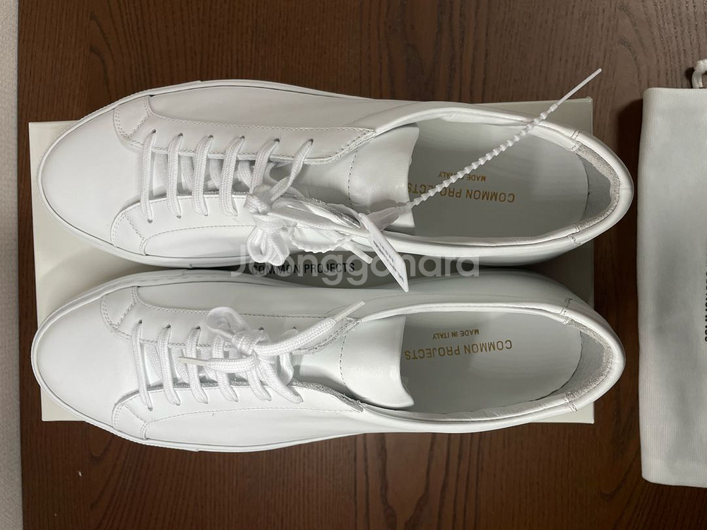 커먼프로젝트 아킬레스 로우 화이트 45 완전 새상품 295 300--3