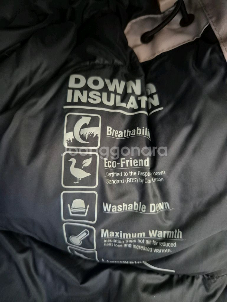 노스페이스 맥머도 에어2 파카 구스다운 패딩점퍼 90(M)--6