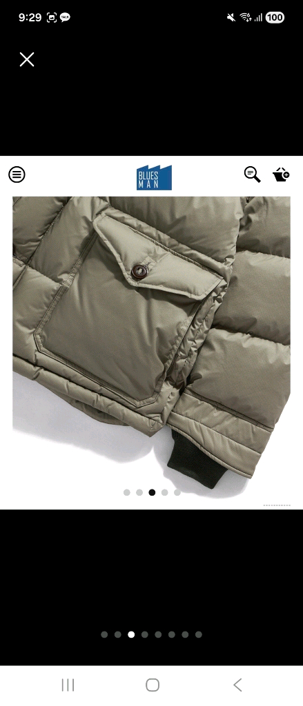 이스트로그 패딩 L 새제품 샌드베이지--2