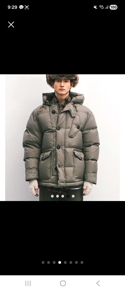 이스트로그 패딩 L 새제품 샌드베이지--3