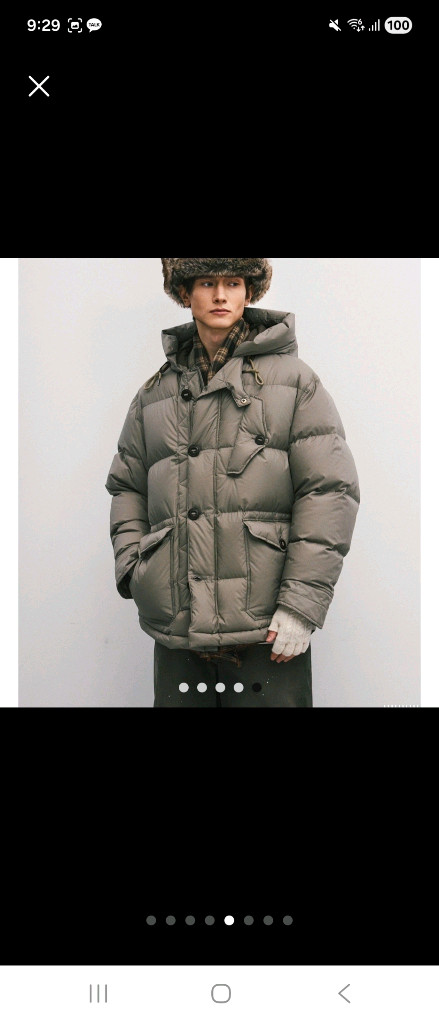 이스트로그 패딩 L 새제품 샌드베이지--4