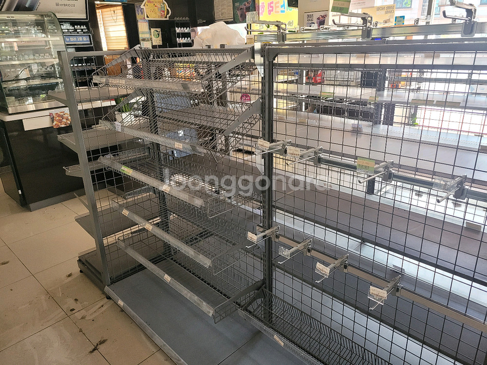 편의점 진열대 매대 양면진열대 단면진열대 껌진열대 21개 팔아요--2