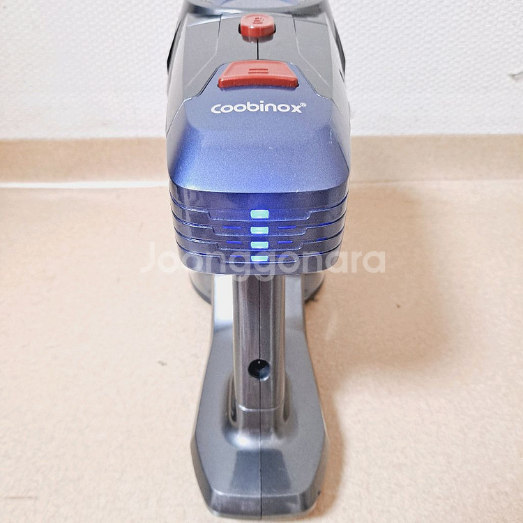 정상작동 쿠비녹스 무선청소기 배터리좋음 2in1 스틱+핸디형 진공청소--5