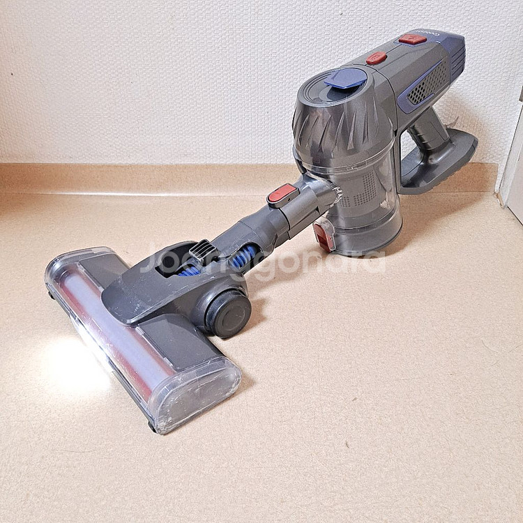 정상작동 쿠비녹스 무선청소기 배터리좋음 2in1 스틱+핸디형 진공청소--3