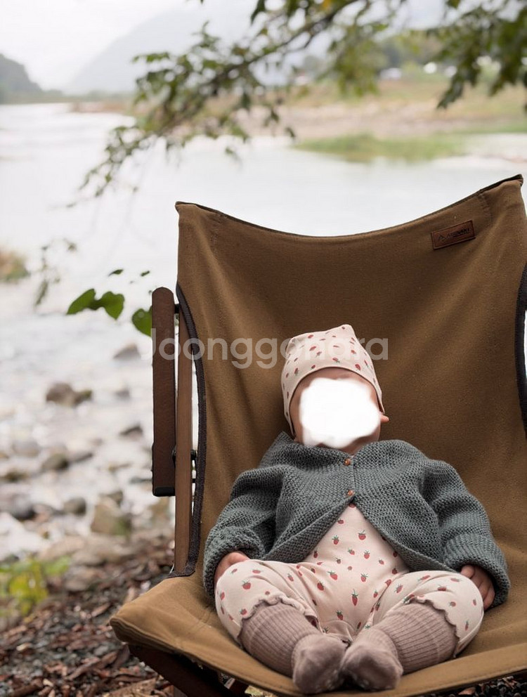 3-6m 우프 oeuf 아기 딸기 바디수트슈트 모자세트 비니 올인원우주복--1