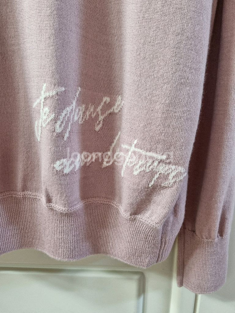 시슬리 바이올렛 하트 니트--5