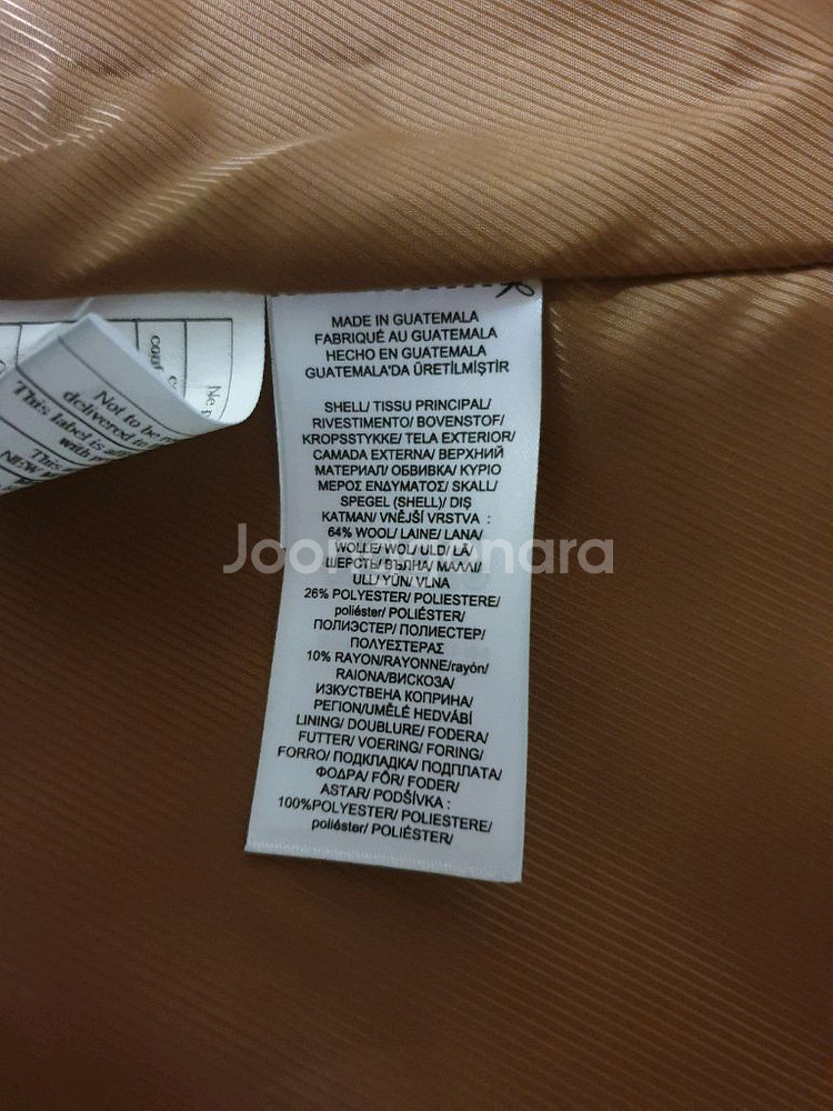 로렌랄프로렌 울코트 카멜색코트 새상품급--6