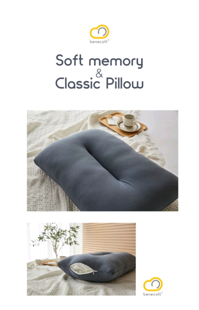 비누베개 이불연구소 베네코트 쫀득 떡 저데니아솜 메모리폼 통세탁 딥네이비사용감 사진 확인빨아쓰시면 돼요질문 없이 쿨--2