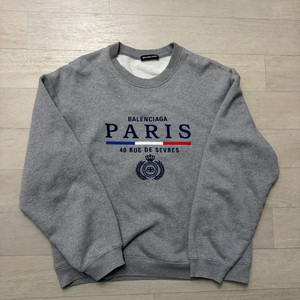 발렌시아가 파리스 로고 맨투맨