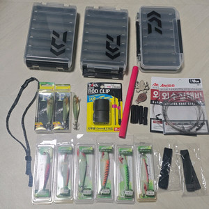 쭈갑 낚시용품 (야마시타 qs, 케이스, 선글라스 스트랩 등)