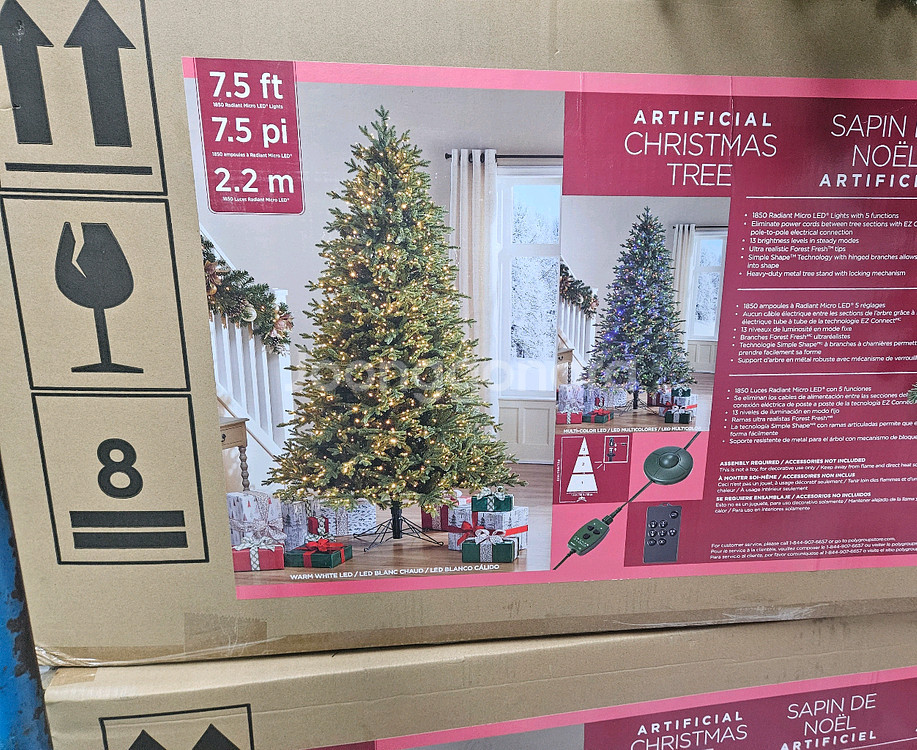 7.5피트 LED 전구 크리스마스 트리--1