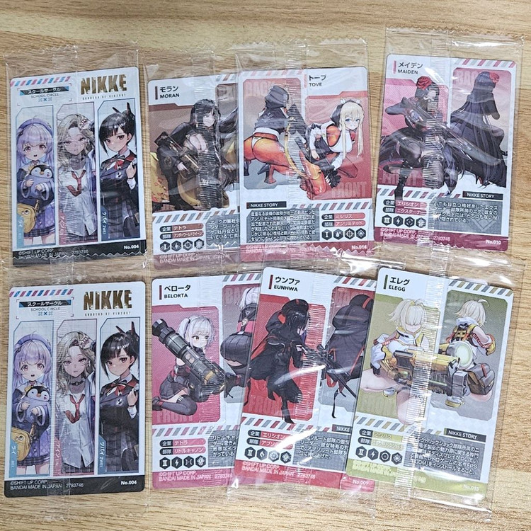 니케 AR카드, 메탈카드, 웨하스 등 여러종류 포토카드 이미지