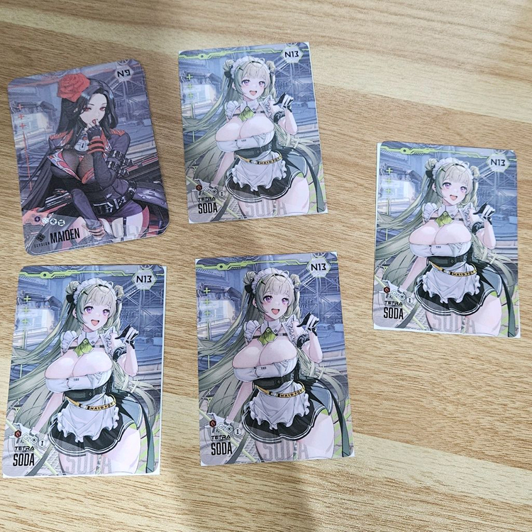 니케 AR카드, 메탈카드, 웨하스 등 여러종류 포토카드 이미지