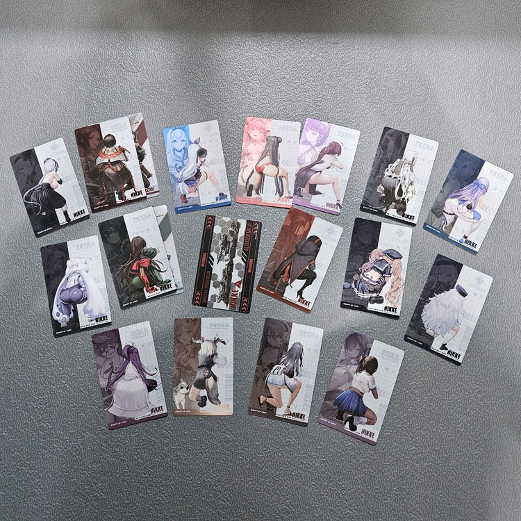 니케 AR카드, 메탈카드, 웨하스 등 여러종류 포토카드 이미지