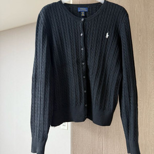 폴로 걸즈 가디건 XL 블랙