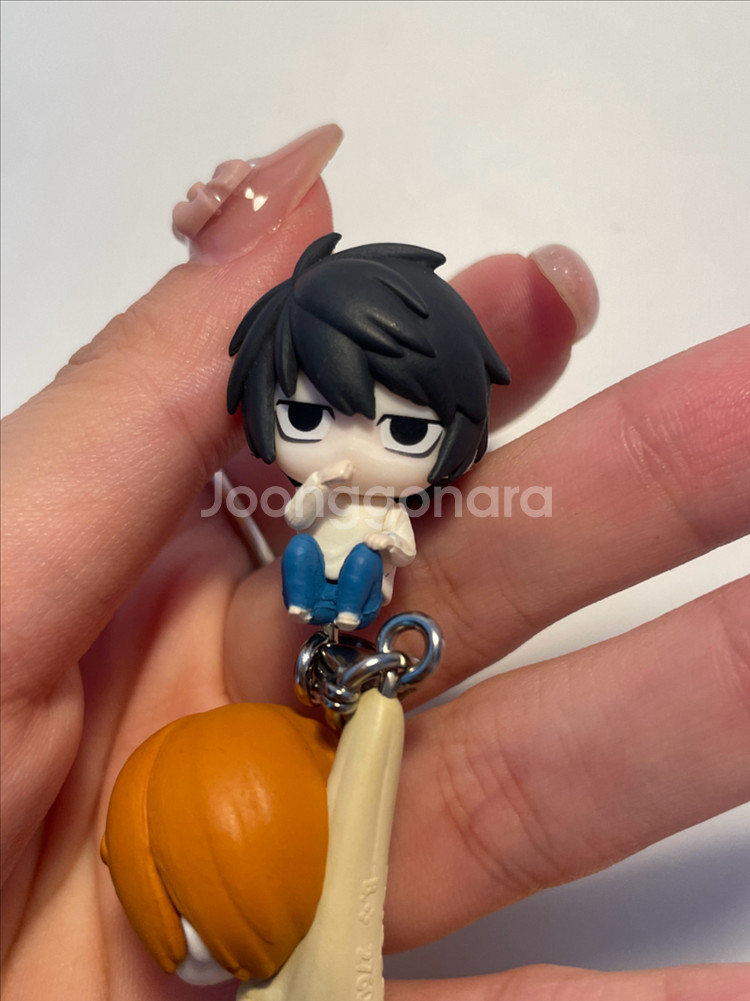 데스노트 가챠 일괄 연결 대롱 키링 만화책 콩가샤 엘 라이토 미사--1