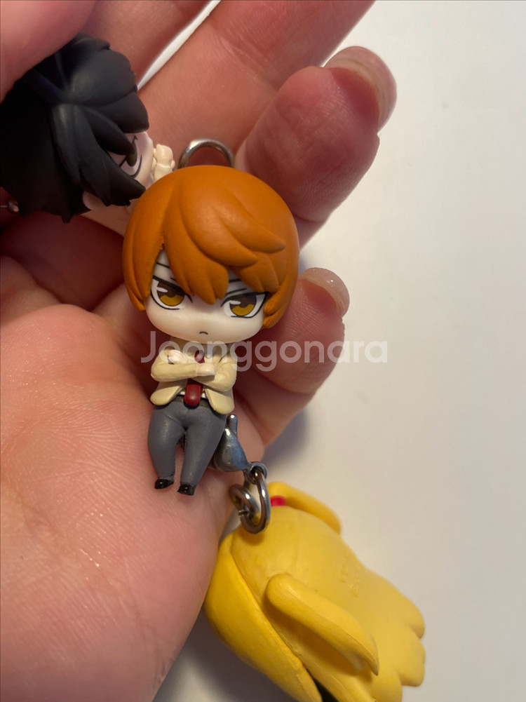 데스노트 가챠 일괄 연결 대롱 키링 만화책 콩가샤 엘 라이토 미사--2