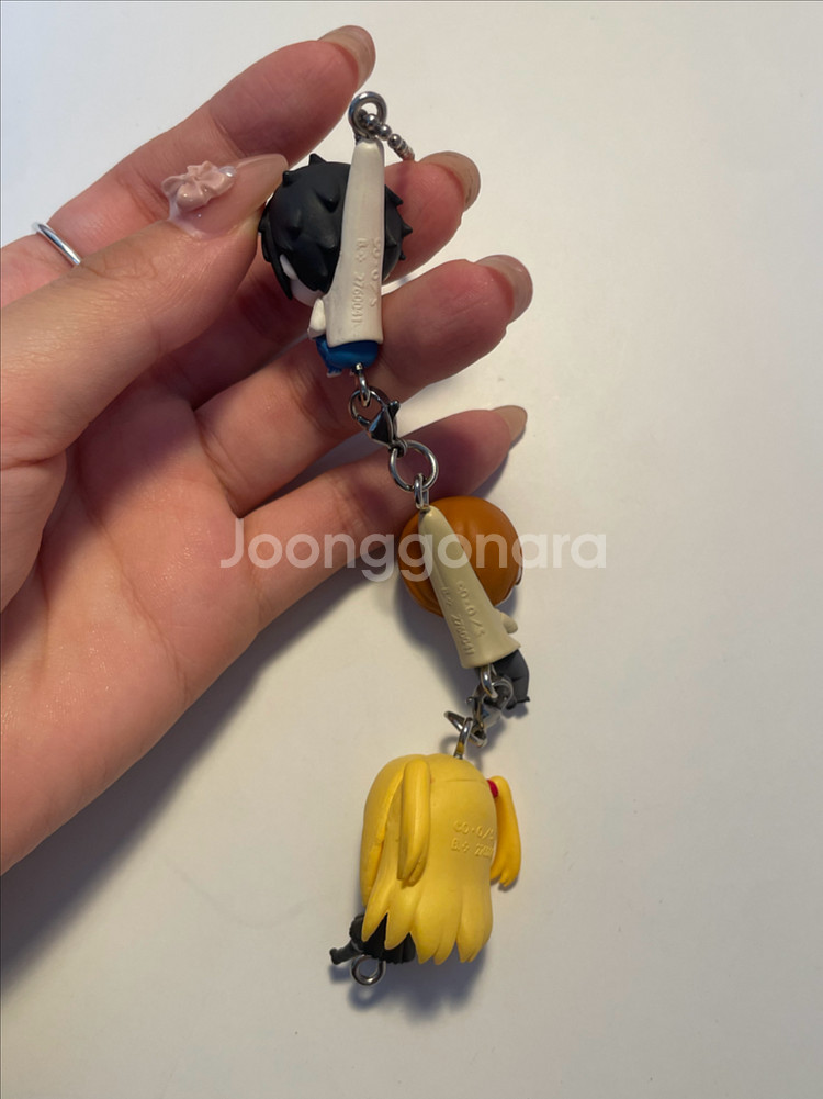 데스노트 가챠 일괄 연결 대롱 키링 만화책 콩가샤 엘 라이토 미사--4