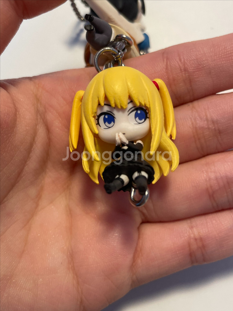 데스노트 가챠 일괄 연결 대롱 키링 만화책 콩가샤 엘 라이토 미사--3