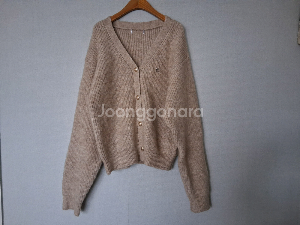 록캐스트 울 알파카 가디건--1