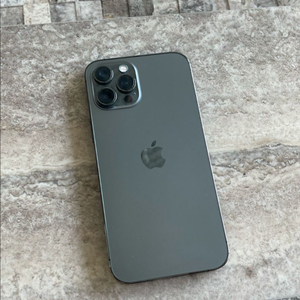 아이폰 12 프로 맥스 그래파이트 128GB 배터리84% 미세 액정파손