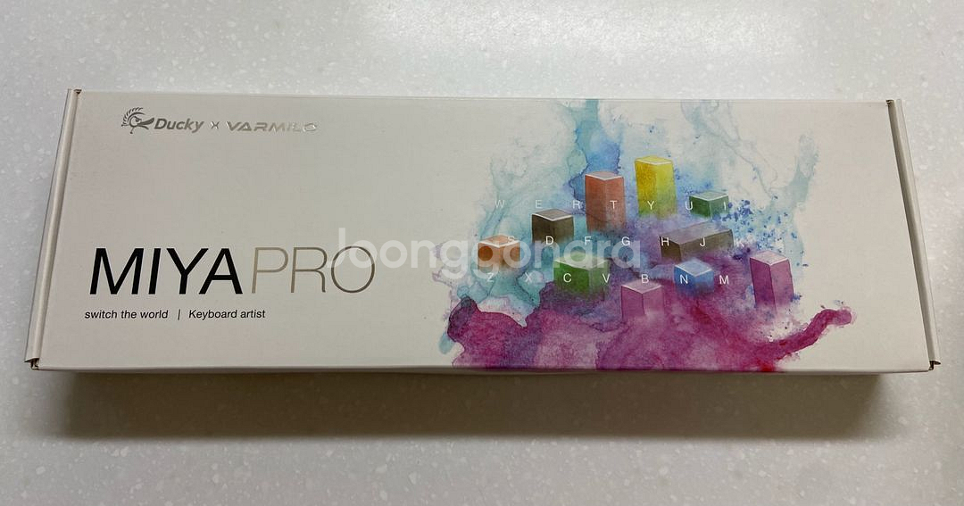 바밀로 x 덕키 MIYA 저소음적축 유무선 키보드--0