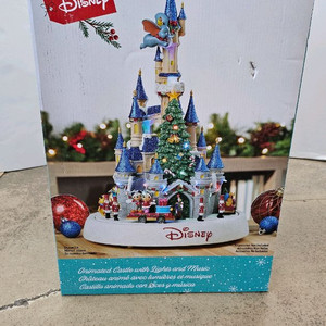 디즈니 캐슬 크리스마스 장식품