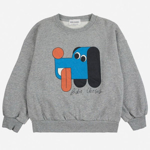 (새상품, 정품) 25aw 보보쇼즈 doggy mate 스웻셔츠 4/5